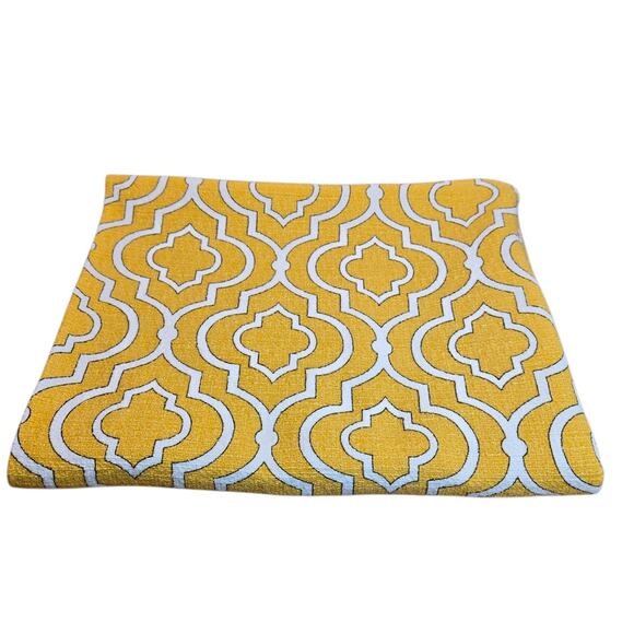 Mill Creek Swavelle Donetta/Sussex Upholstery Fabric 1 yd Maize 100% Cotton - Picture 1 of 10